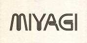 Miyagi font download