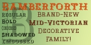 Bamberforth font download