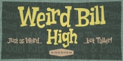 Weird Bill High font download