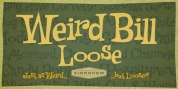 Weird Bill Loose font download