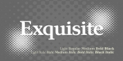 Exquisite Pro font download