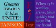 Janson Text font download