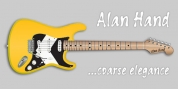 Alan Hand font download