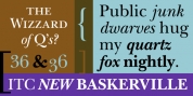 ITC New Baskerville font download
