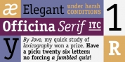 ITC Officina Serif font download