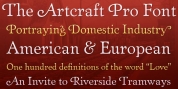 Artcraft Pro font download