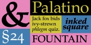 Palatino font download