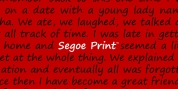 Segoe Print font download