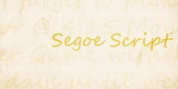 Segoe Script font download