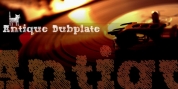 Antique Dubplate font download