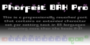 Phorfeit BRK Pro font download