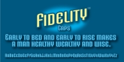 Fidelity Caps font download