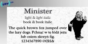 Minister font download