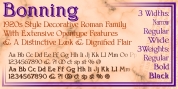 Bonning font download