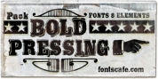 Bold Pressing Pack font download