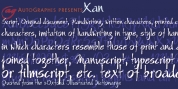 Xan font download