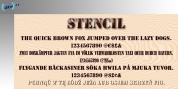 Stencil font download