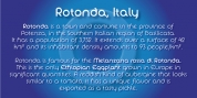 La Rotonda font download