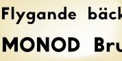 Monod Brun font download