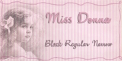 Miss Donna font download