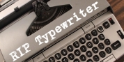 RIP Typewriter font download