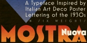 Mostra Nuova font download