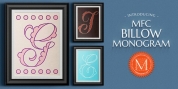 MFC Billow Monogram font download