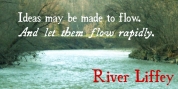 River Liffey font download