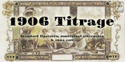 1906 Titrage font download