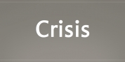 Crisis font download