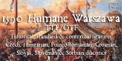 1590 Humane Warszawa font download