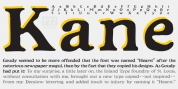 P22 Kane font download