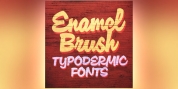 Enamel Brush font download