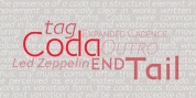 P22 Coda font download