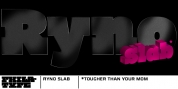 Ryno Slab font download