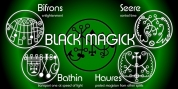 Black Magick font download