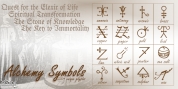 Alchemy Symbols font download