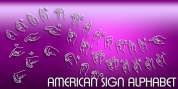 American Sign Alphabet font download