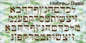 Hebrew Basic font download