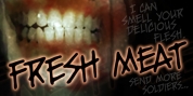 Fresh Meat BB font download