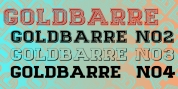 Goldbarre font download