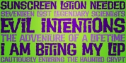 Evil Intentions PB font download