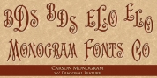 MFC Carson Monogram font download