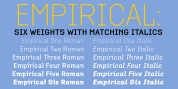 Empirical font download