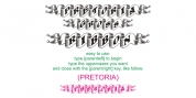 Pretoria Gross font download