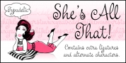 Shes All That font download