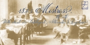 1845 Mistress font download