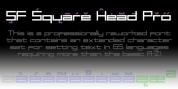SF Square Head Pro font download