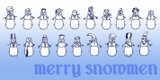 Merry Snowmen font download