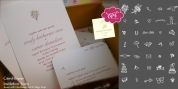 Carrotflower Invitation Icons font download